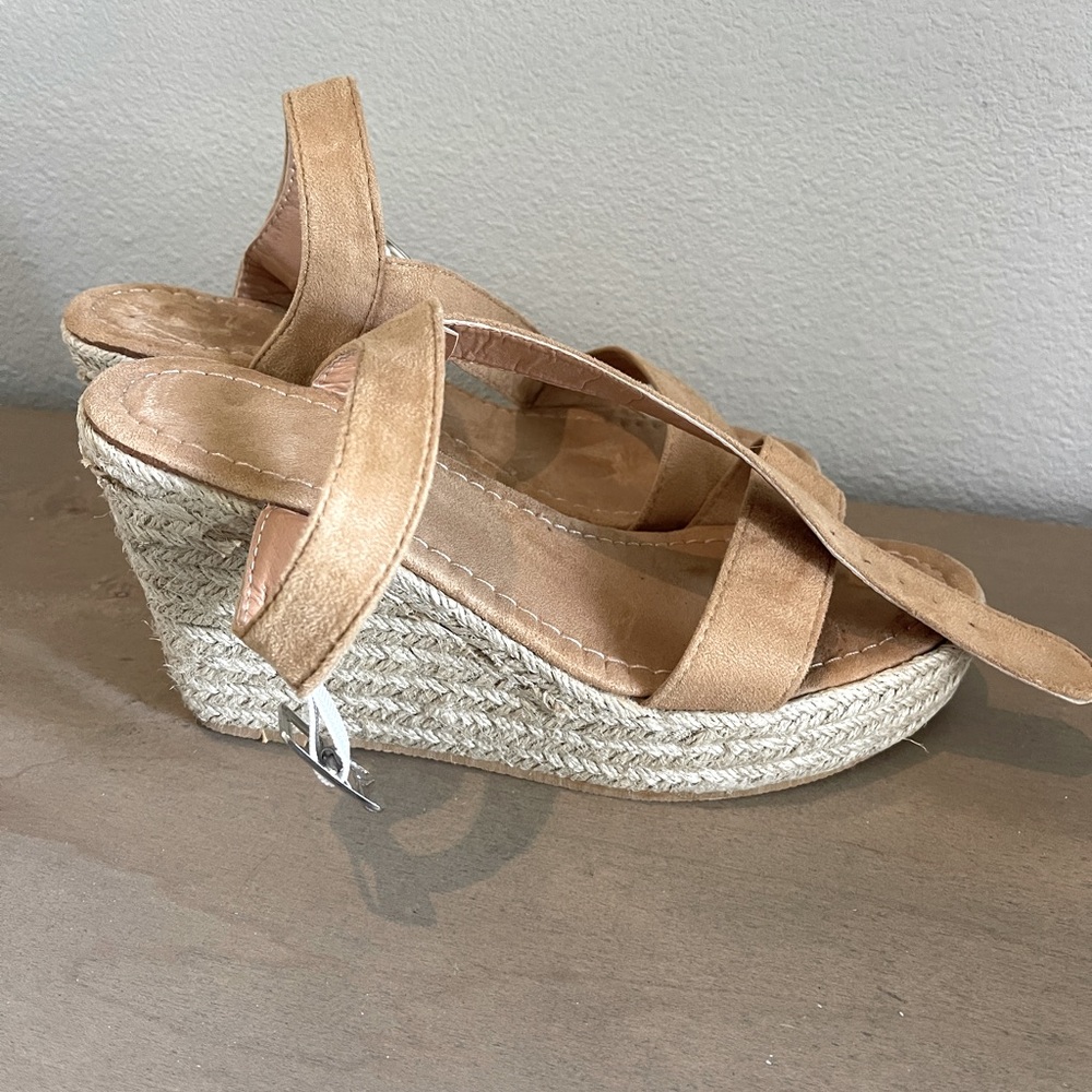 Boutique espadrilles never worn. Size 8.5.